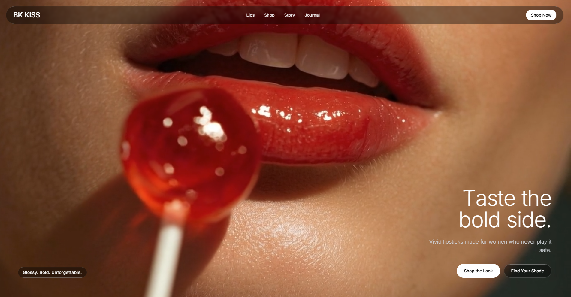 BK KISS landing page